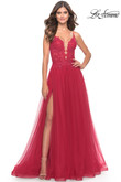 La Femme Prom Dress in Dusty Mauve