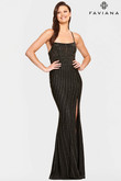 Lace-Up Back Faviana Prom Dress S10806