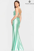 Cowl Satin Faviana Prom Dress S10807