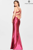 Plunging V-Neck Faviana Prom Dress S10810