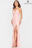 V-Neck Lace Faviana Prom Dress S10812