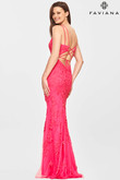 Plunging V-Neck Faviana Prom Dress S10813