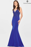 Lace-Up Mermaid Faviana Prom Dress S10821