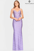 Lace-Up Back Faviana Prom Dress S10830