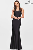 Scooped Charmeuse Faviana Prom Dress S10844