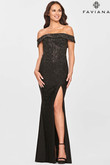 Off The Shoulder Faviana Prom Dress S10850