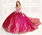 Jacquard Princesa Quinceanera Dress by Ariana Vara PR30081