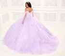 Glitter Tulle Princesa Quinceanera Dress by Ariana Vara PR30087