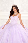 Glitter Tulle Princesa Quinceanera Dress by Ariana Vara PR30087