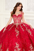 Sequin Beaded Princesa Quinceanera Dress by Ariana Vara PR30088