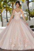 Strapless Vizcaya Quinceanera Dress by Morilee 89354
