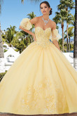 Strapless Vizcaya Quinceanera Dress by Morilee 89354
