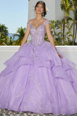 Capped Sleeves Vizcaya Quinceanera Dress by Morilee 89356