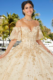 Off The Shoulder Vizcaya Quinceanera Dress by Morilee 89358