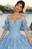 Off The Shoulder Vizcaya Quinceanera Dress by Morilee 89358