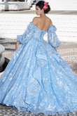Sequin Vizcaya Quinceanera Dress by Morilee 89366