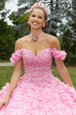 Flower Skirt Vizcaya Quinceanera Dress by Morilee 89403