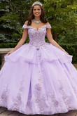 Off The Shoulder Vizcaya Quinceanera Dress by Morilee 89409