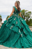 Flutter Sleeves Vizcaya Quinceanera Dress by Morilee 89412