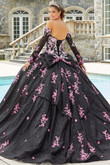 Ombre Embroidered Vizcaya Quinceanera Dress by Morilee 89415