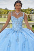 Embroidered Lace Vizcaya Quinceanera Dress by Morilee 89422
