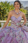 Printed Tulle Vizcaya Quinceanera Dress by Morilee 89423