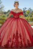 Rhinestone Beaded Vizcaya Quinceanera Dress by Morilee 89427