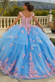 French Blue/ Pink quince dress vizcaya 89437