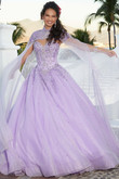 Glitter Tulle Valencia Quinceanera Dress by Morilee 60166