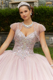 Butterfly Beaded Valencia Quinceanera Dress by Morilee 60175