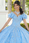 Sequin Embroidered Valentina Quinceanera Dress by Morilee 34072
