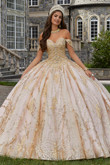 Glitter Pattern Valentina by Morilee Quinceanera Dress 34083