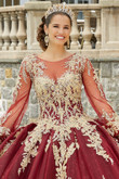 Sheer Illusion Valentina Quinceanera Dress by Morilee 34086