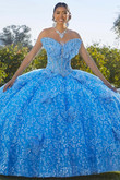 Butterfly Beaded Valentina Quinceanera Dress by Morilee 34092