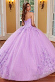 Floral Applique Quinceanera Dress by Rachel Allan RQ1112