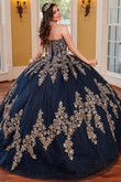 Glitter Tulle Quinceanera Dress by Rachel Allan RQ1115