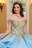 Taffeta Quinceanera Dress by Rachel Allan RQ1117