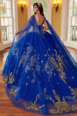 Cold Shoulder Quinceanera Dress by Rachel Allan RQ2164