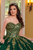 Strapless Tulle Quinceanera Dress by Rachel Allan RQ2170