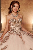 Sequin Beaded Quinceanera Dress by Rachel Allan RQ3102