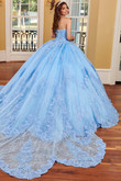 Strapless Lace Quinceanera Dress by Rachel Allan RQ3110