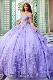 Capped Sleeves Princesa by Ariana Vara Quinceanera Dress PR30131