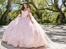 Floral Lace Princesa Quinceanera Dress by Ariana Vara PR30135
