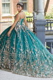 Beaded Sweetheart Bodice Quinceanera Prom Dress 26050