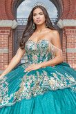 Strapless Sweetheart Bodice Quinceanera Prom Dress 26053