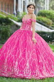 Off The Shoulder Quinceanera Gown by Fiesta 56463