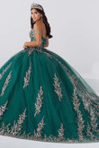 Jeweled Off The Shoulder straps Quinceanera Fiesta Gown 56466