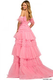 Tier Ruffled Sherri Hill Prom Dress 55507
