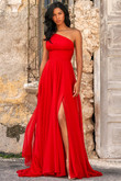 Chiffon A-Line Sherri Hill Prom Dress 55006