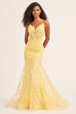 Light Yellow Sweetheart Ellie Wilde Prom Dress EW35010